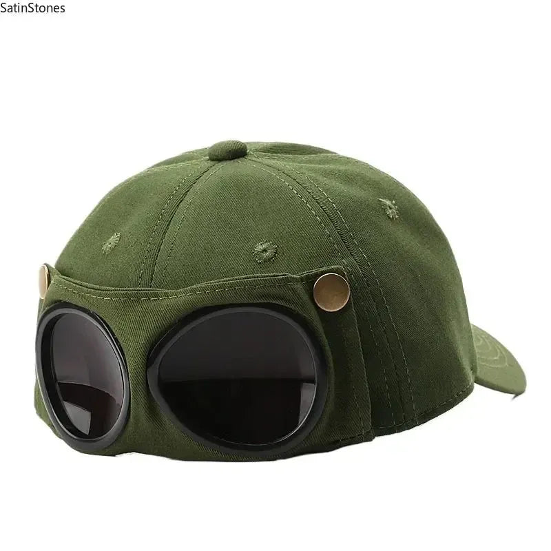 đ§˘đśMen's Korean-Style Pilot Baseball Cap