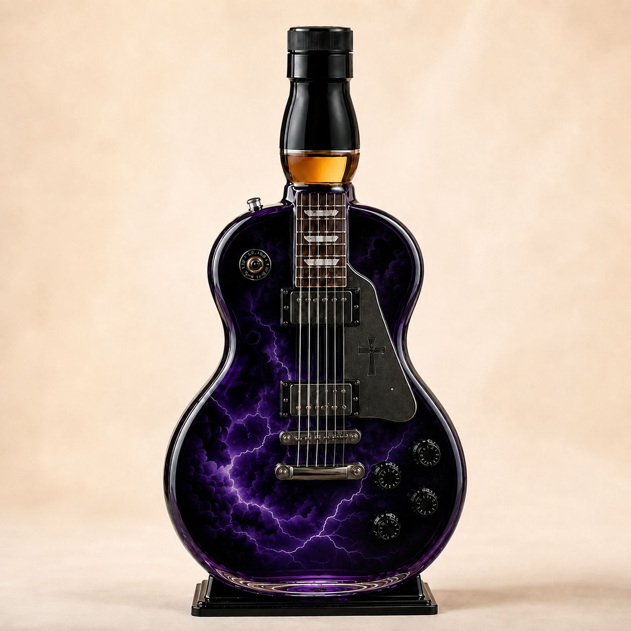 Guitar Collectible Glass Decanter ๐ธ
