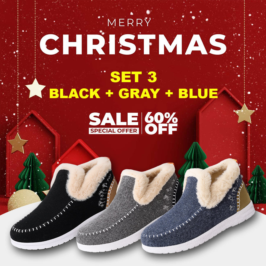 đ„Christmas Day Sale OFFđ„ - Kickly Orthopedic Fleece Slip-On Boots
