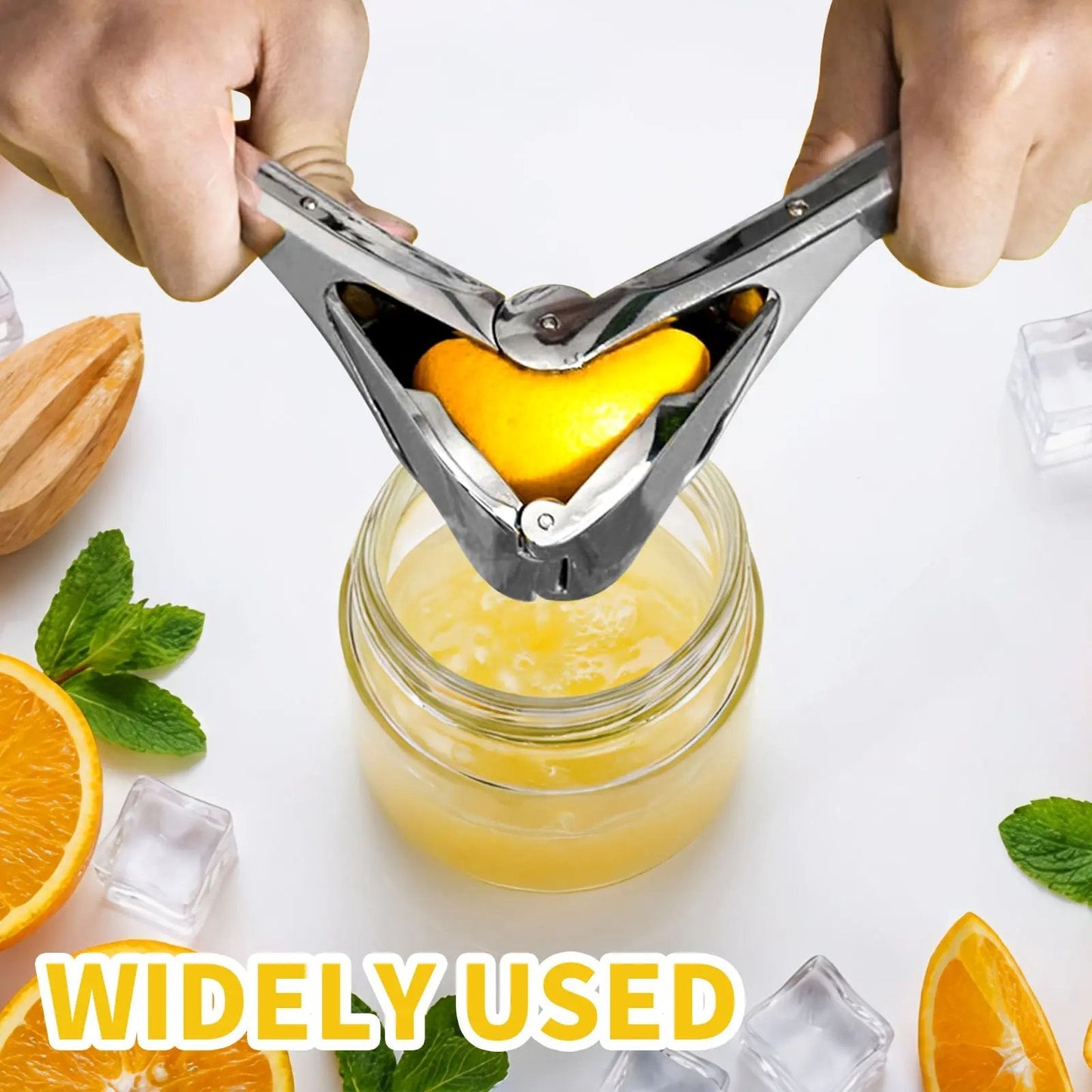 👍Citrus Squeezer | Zinc Alloy or PP – Handheld Juicer for Lemons, Limes & Oranges 🍋