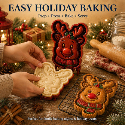 🔥🔥Only $12.99 Last Day Promotion!✨ 🎄16-Design Christmas Mini Pie Mold Collection 🥧