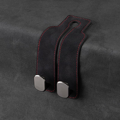 🔥LAST DAY SALE 50% OFF - 🚗Car Seat Back Alcantara Storage Hook - 💥Double Hook Holder for Convenient Storage