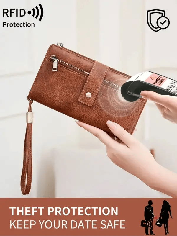 RFID blocking wallet protection demonstration