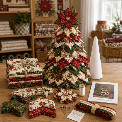 DIY Quilted Santa Christmas Tree Kit