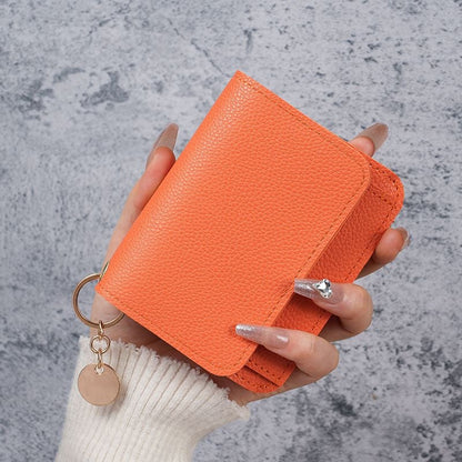 Elegant and Minimalist Women's Slim Short Wallet