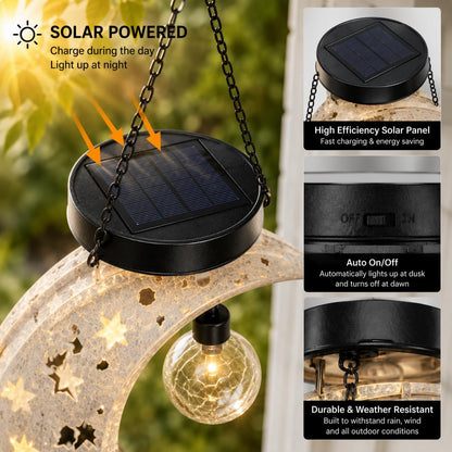 🎃 Halloween Early Bird Sale | 50% OFF Black Cat Moon Solar Lantern
