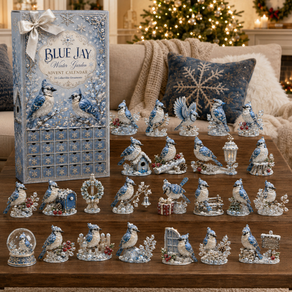 Blue Jay 24-Day Advent Calendar – Christmas Countdown Collectible Figurines