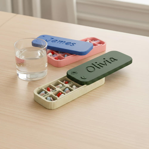 Personalized Name Weekly Portable Pill Organizer for Unique and Love | JNSDec218