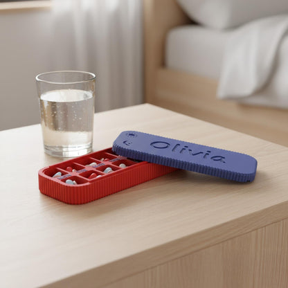 Personalized Name Weekly Portable Pill Organizer for Unique and Love | JNSDec218