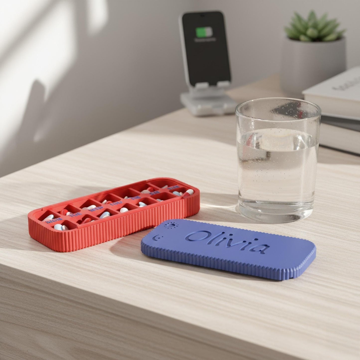 Personalized Name Weekly Portable Pill Organizer for Unique and Love | JNSDec218