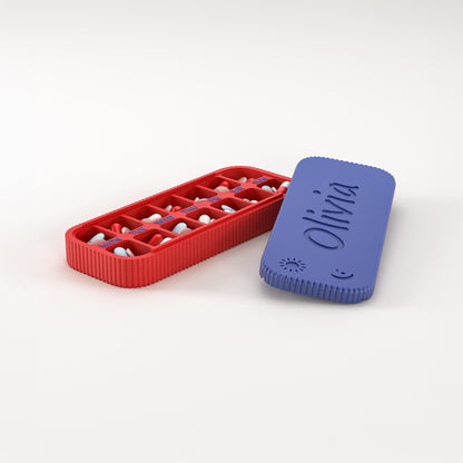 Personalized Name Weekly Portable Pill Organizer for Unique and Love | JNSDec218
