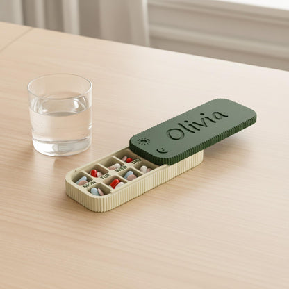 Personalized Name Weekly Portable Pill Organizer for Unique and Love | JNSDec218