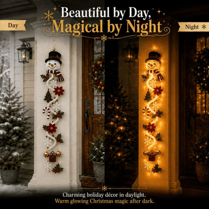 ⏳ Last Day 49% OFF – 🎄Trovehand™ Glowing Christmas Door Hanger