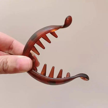 Mini Non-Slip Banana Hair Clips (4PCS) – Lightweight Hair Claw for Thin/Fine Hair Ponytails & Buns