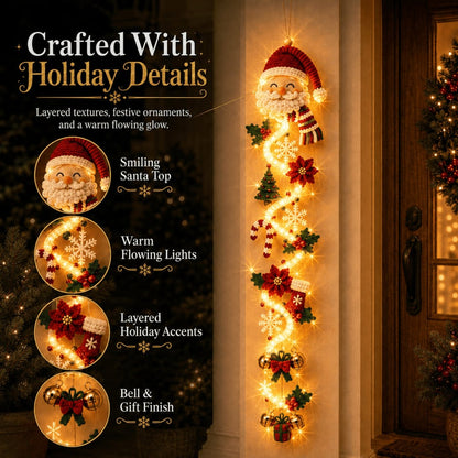 ⏳ Last Day 49% OFF – 🎄Trovehand™ Glowing Christmas Door Hanger