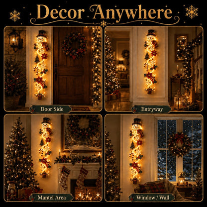⏳ Last Day 49% OFF – 🎄Trovehand™ Glowing Christmas Door Hanger