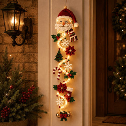 ⏳ Last Day 49% OFF – 🎄Trovehand™ Glowing Christmas Door Hanger