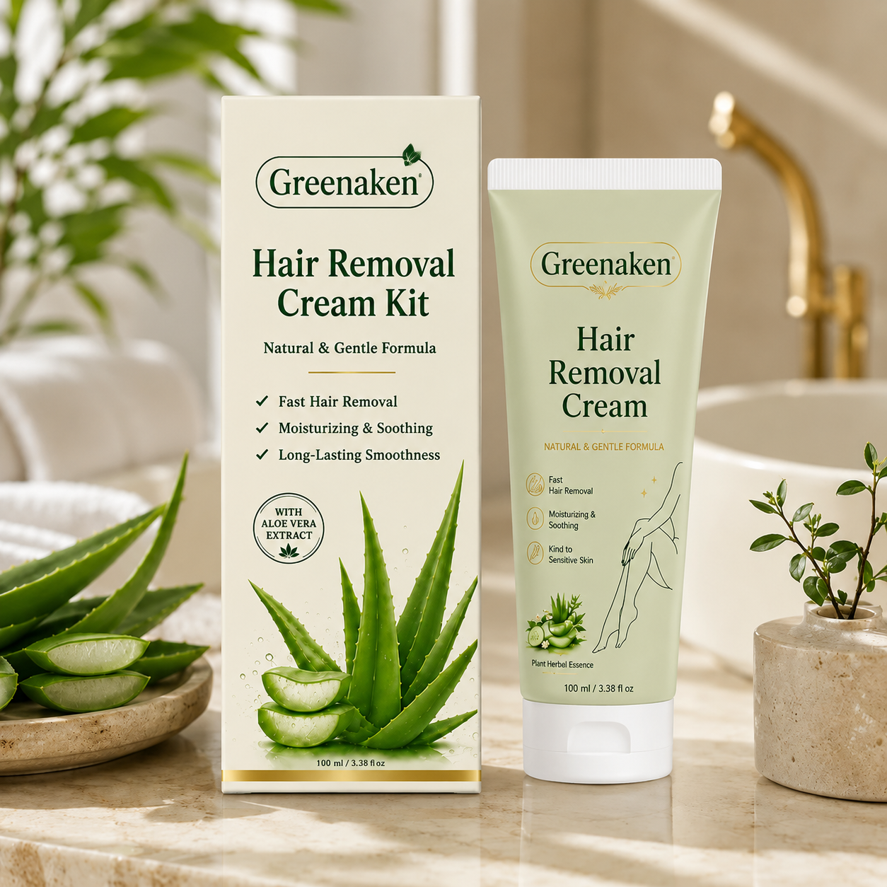 Trovehand™ Natural Gentle Hair Removal Cream | For Women & Men, Sensitive Skin
