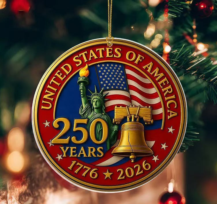 🔥Last Day: 49% OFF🔔United States 250th Anniversary Bell Ornament