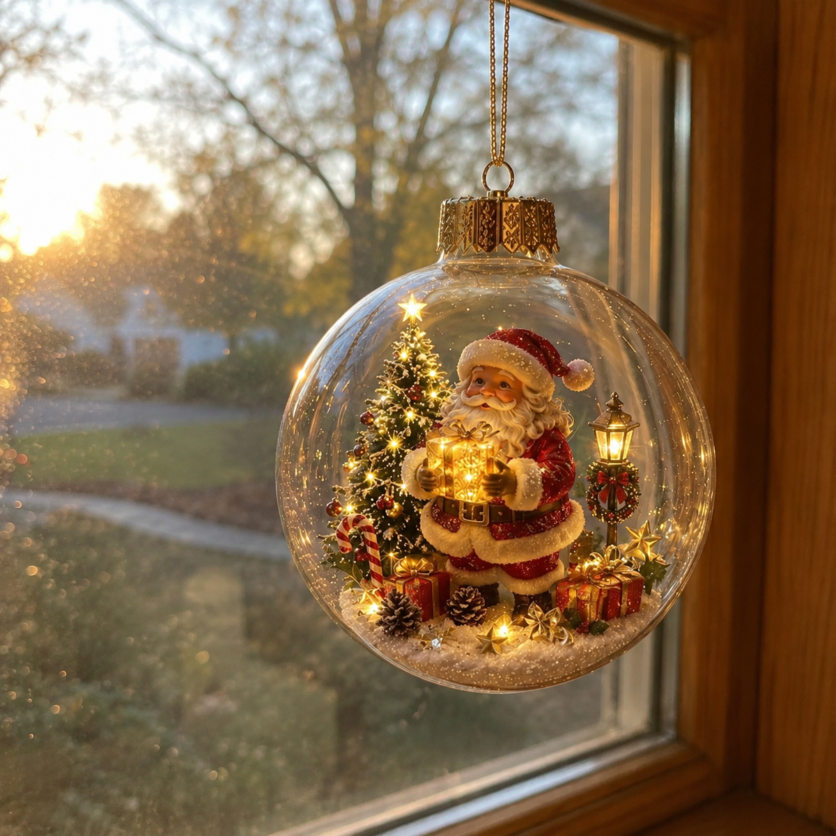 Glowing Christmas Diorama Ornament🎄