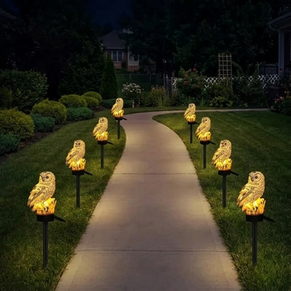 🎁  Last Day 50% OFF 🔥 Waterproof Solar Owl Light