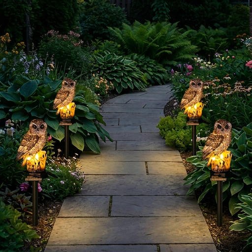 🎁  Last Day 50% OFF 🔥 Waterproof Solar Owl Light