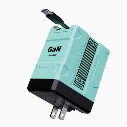 2-in-1 GaN Tkhotpick 3.0  Charger with Retractable Cables