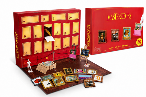 ✨ 20 Days of Artistic Surprises 🎨 Mini Masterpiece Collection Advent Calendar | Build Your Tiny Gallery