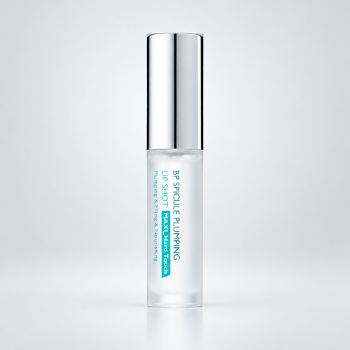 BP Spicule Plumping Lip Shot MAXI 4ml lip gloss with silver cap and teal label