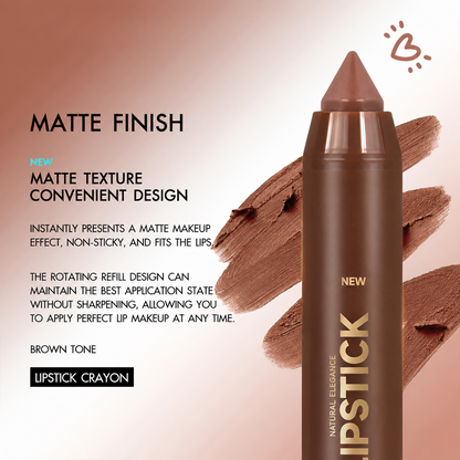 Mauve Matte Brown Lip Liner & Lipstick Combo