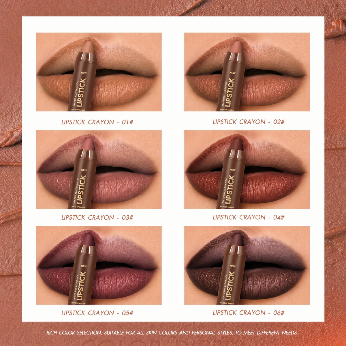 Mauve Matte Brown Lip Liner & Lipstick Combo