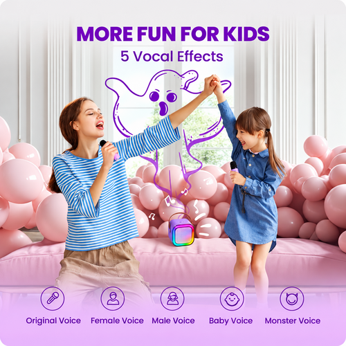 Wireless Karaoke Speaker with Wireless Microphone