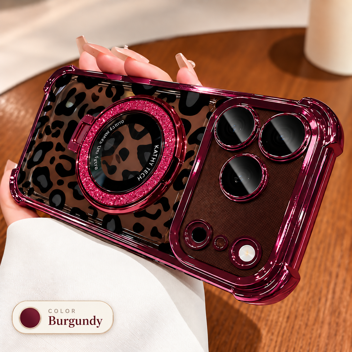 Sexy Leopard Print Transparent Soft Silicone Shockproof Case for iPhone 18 Pro Max