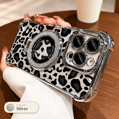 Sexy Leopard Print Transparent Soft Silicone Shockproof Case for iPhone 18 Pro Max