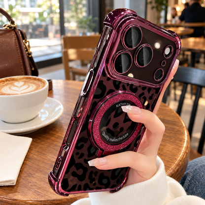 Sexy Leopard Print Transparent Soft Silicone Shockproof Case for iPhone 18 Pro Max