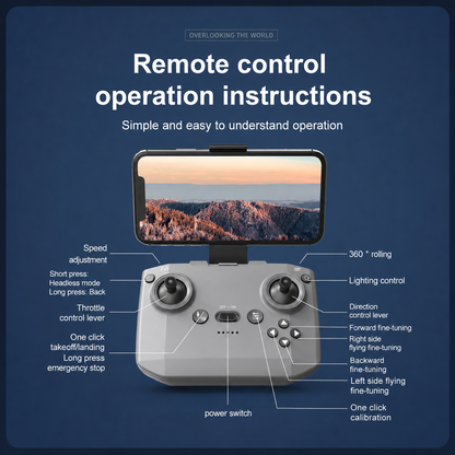 🚁 M9 Ultra-Light Dual-Camera Mini Drone with Capture Stunning 4K Aerial Views with Smart GPS Precision