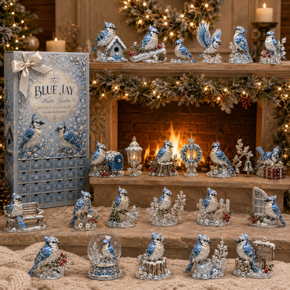 Blue Jay 24-Day Advent Calendar – Christmas Countdown Collectible Figurines