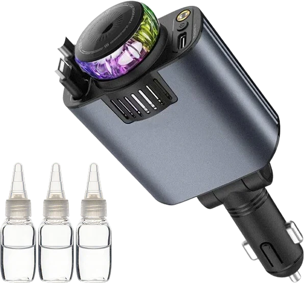 🔋⚡5-in-1 Charger & Aroma Diffuser & Starlight Ceiling