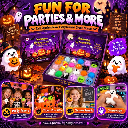 Hot sales🔥24-Piece Halloween Squishy Surprise Box