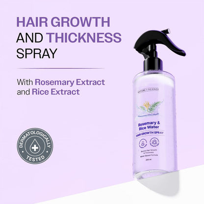 Rosemary & Rice Water Hair Growth Spray
