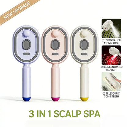 Electric Mist-Spraying Massage Cushion Brush