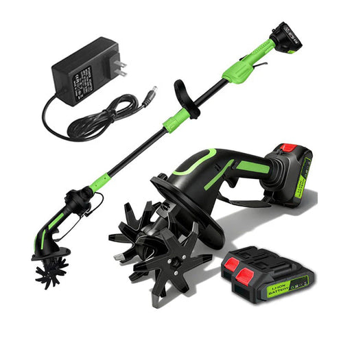 Trovehand™ Multifunctional 2-in-1 Cordless Tiller & Cultivator with Telescopic Pole