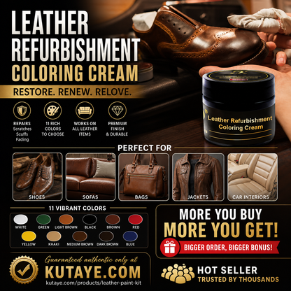 💯Professional leather coloring and repair!