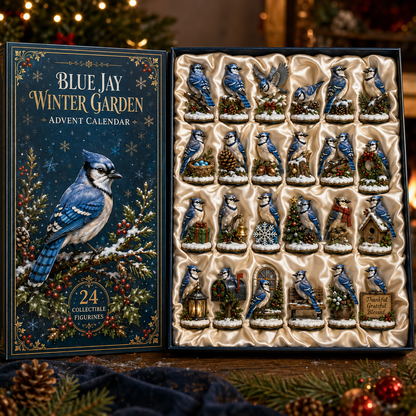 Blue Jay 24-Day Advent Calendar – Christmas Countdown Collectible Figurines