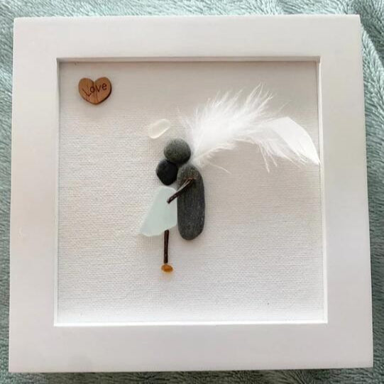 🎁2022💘Memorial Gift Sorry for your loss Gift Sea Glass Art Sympathy Gift