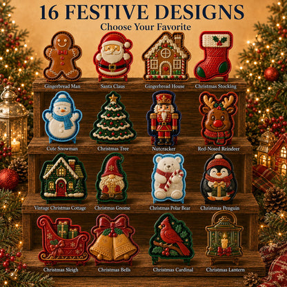 🔥🔥Only $12.99 Last Day Promotion!✨ 🎄16-Design Christmas Mini Pie Mold Collection 🥧