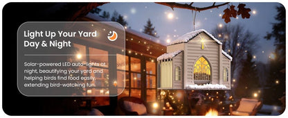 🎁  Last Day 60% OFF-✝️Church-Shaped Solar Bird Feeder(✨Same as in the video)