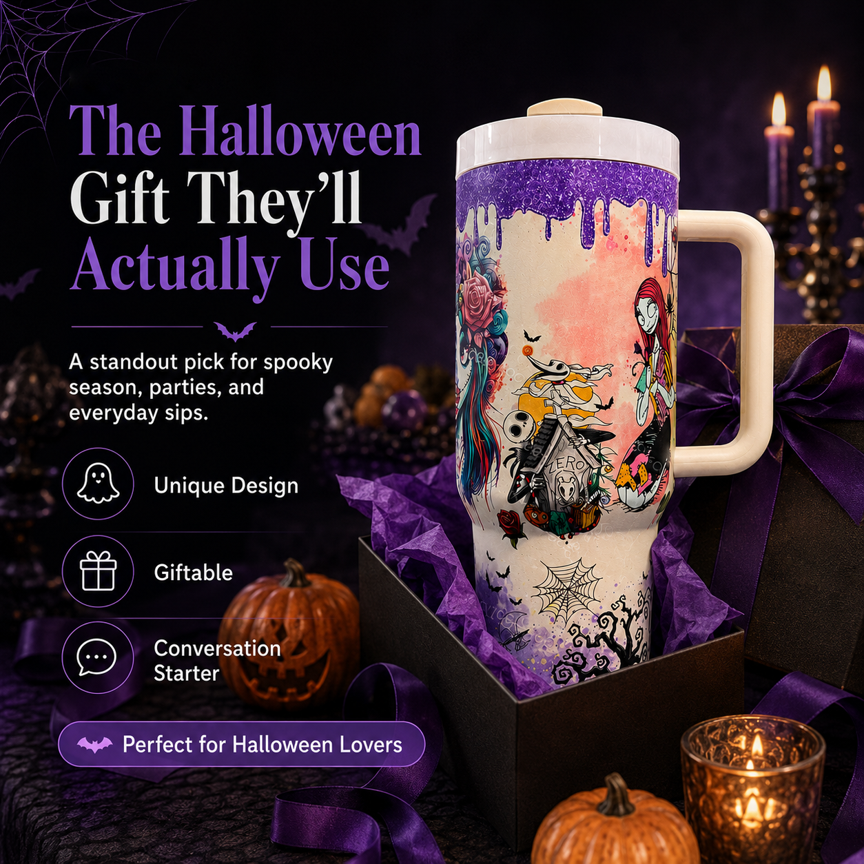 💀Halloween Skeleton Tumbler