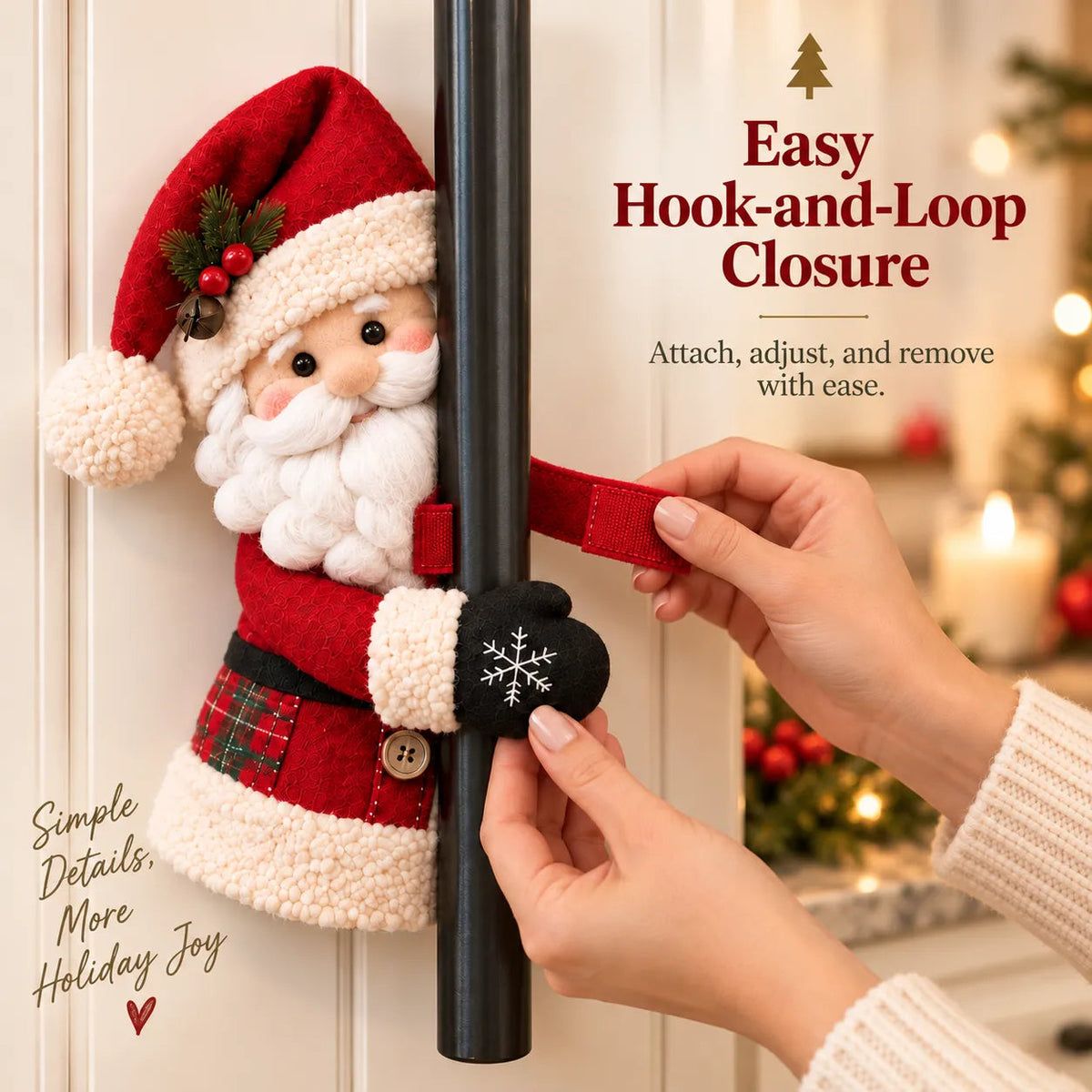 ☃️🎅Christmas Santa & Snowman Handle Huggers – Set of 2
