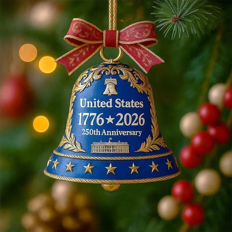 🔥Last Day: 49% OFF🔔United States 250th Anniversary Bell Ornament